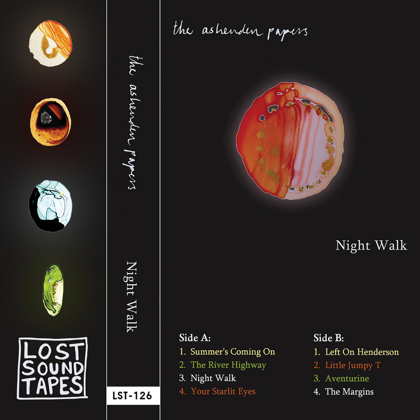 THE ASHENDEN PAPERS "Night Walk" cassette tape