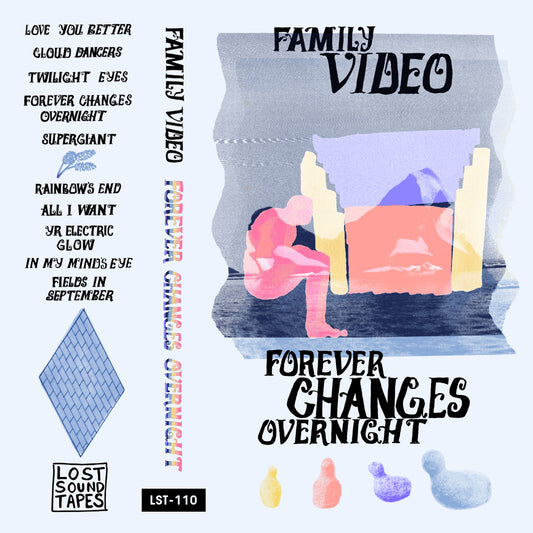 FAMILY VIDEO "Forever Changes Overnight" cassette tape