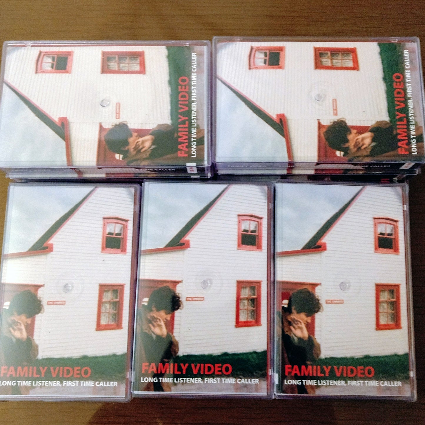FAMILY VIDEO "Long Time Listener, First Time Caller" cassette tape