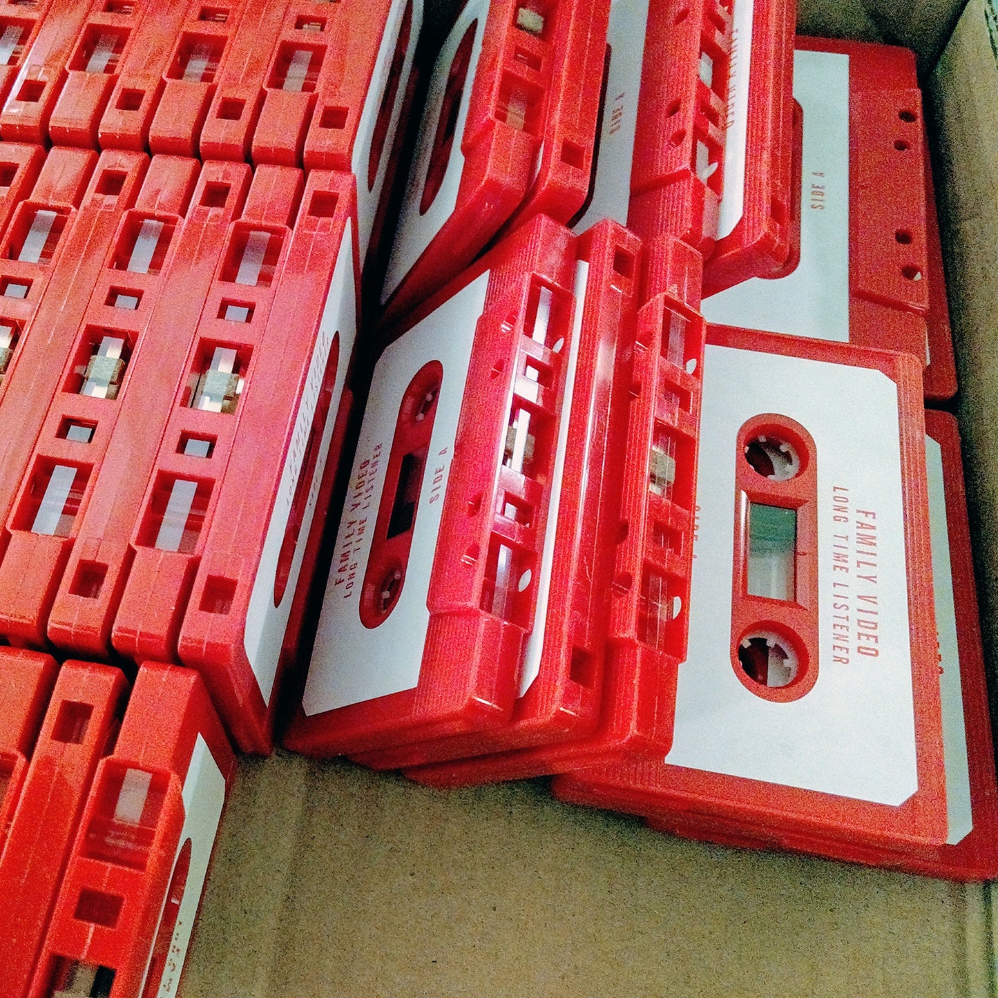 FAMILY VIDEO "Long Time Listener, First Time Caller" cassette tape