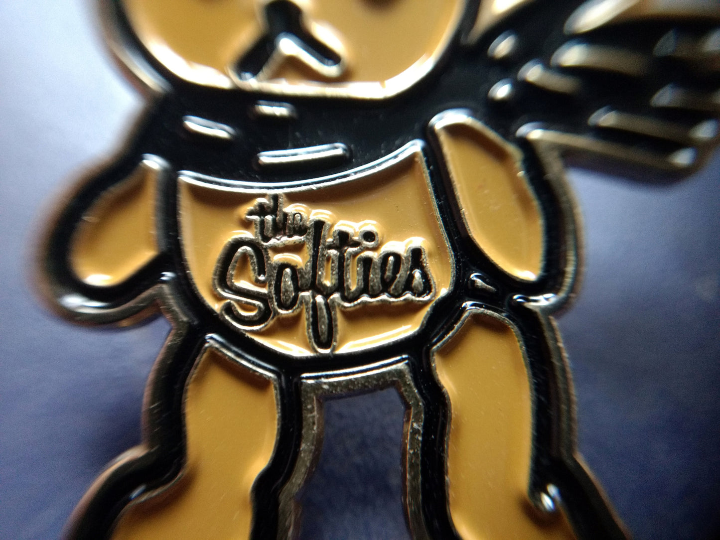 THE SOFTIES enamel lapel pin