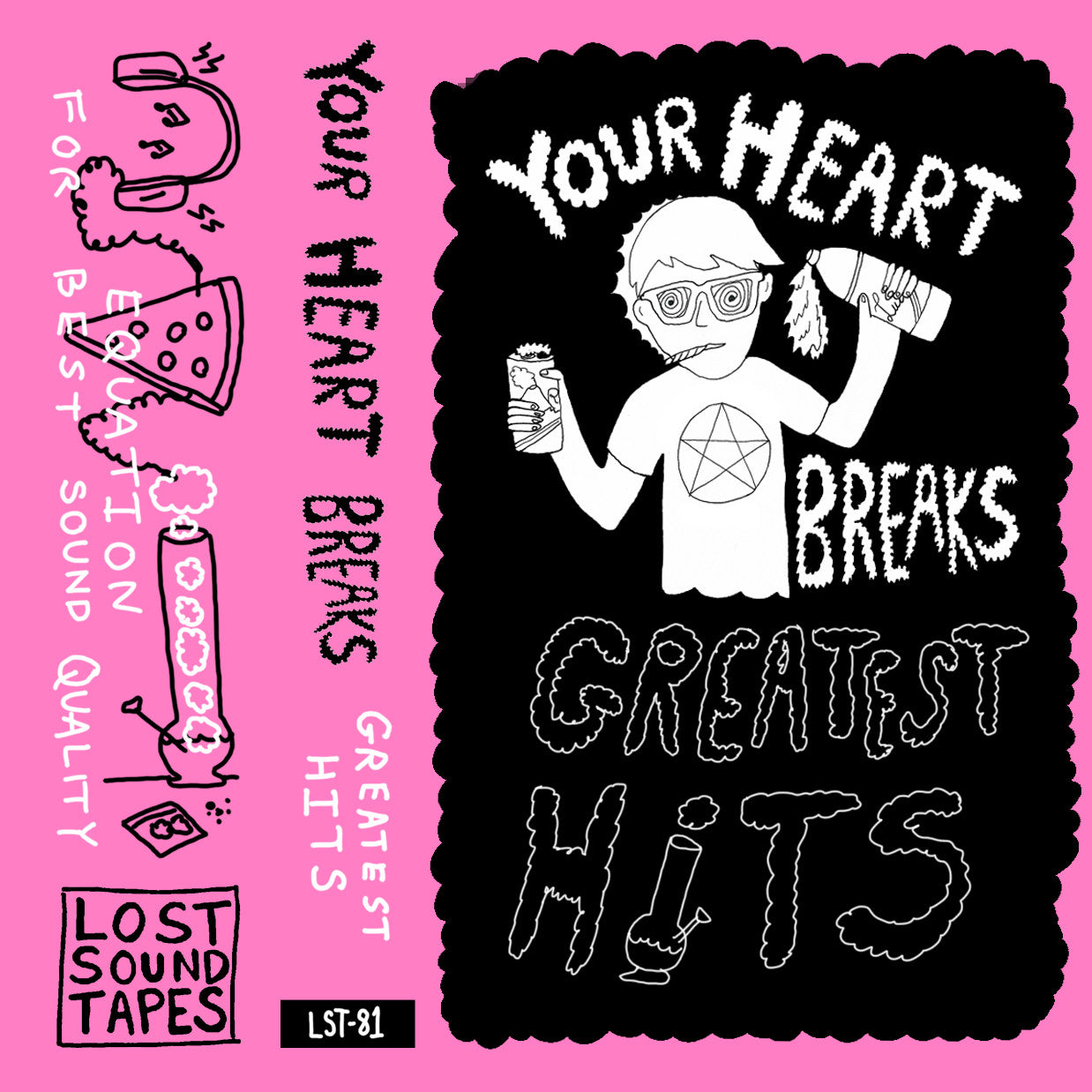 YOUR HEART BREAKS "Greatest Hits" cassette tape