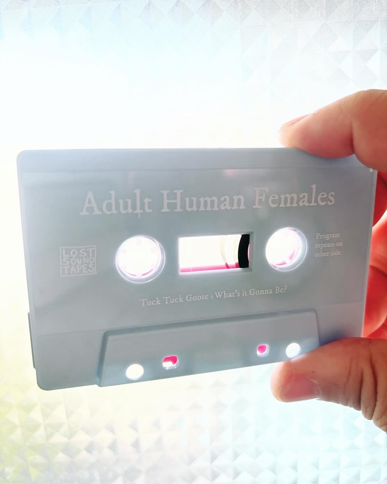 ADULT HUMAN FEMALES "Demo" cassingle cassette tape & zine