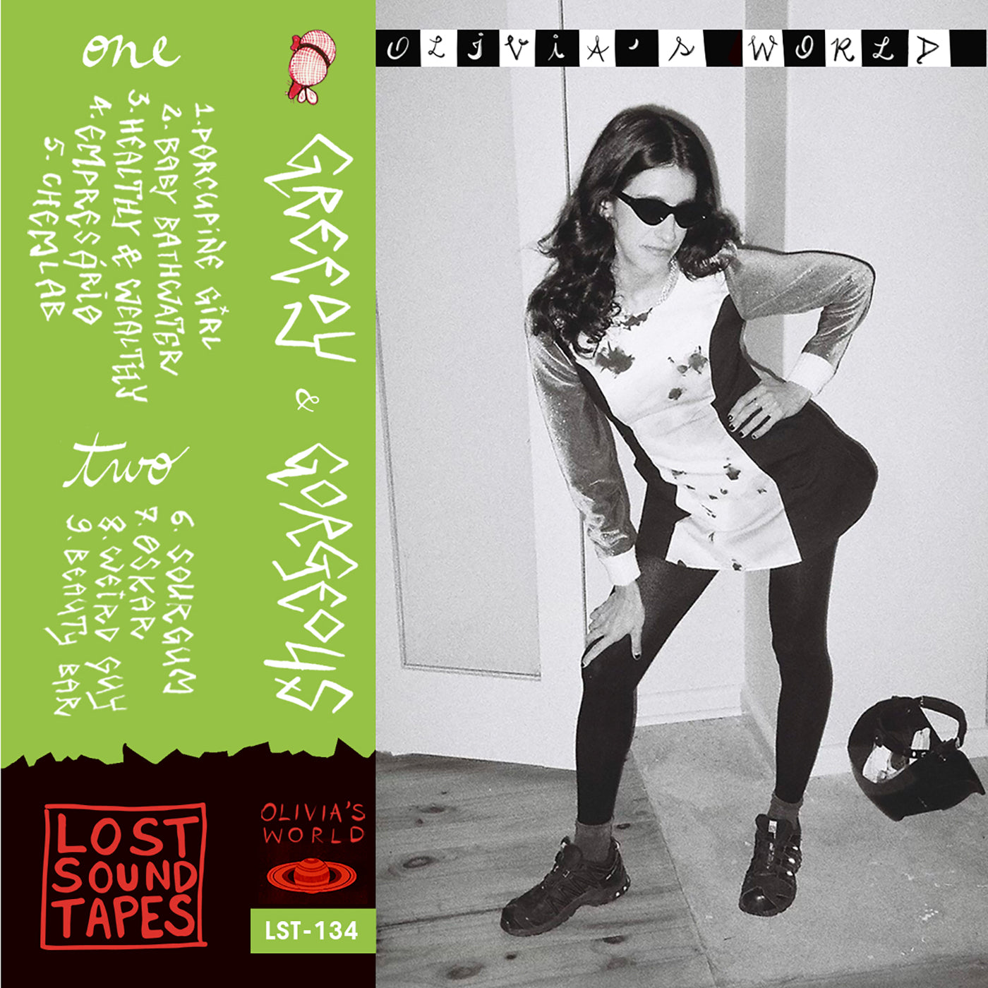 OLIVIA'S WORLD "Greedy & Gorgeous" cassette tape