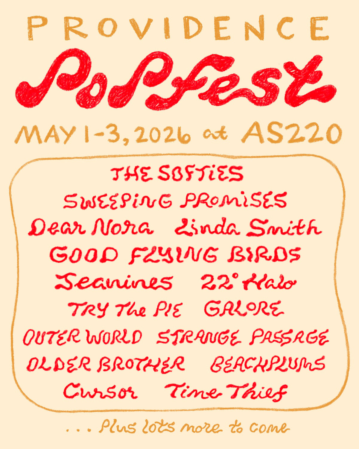 VARIOUS ARTISTS "Providence Popfest 2026" cassette tape
