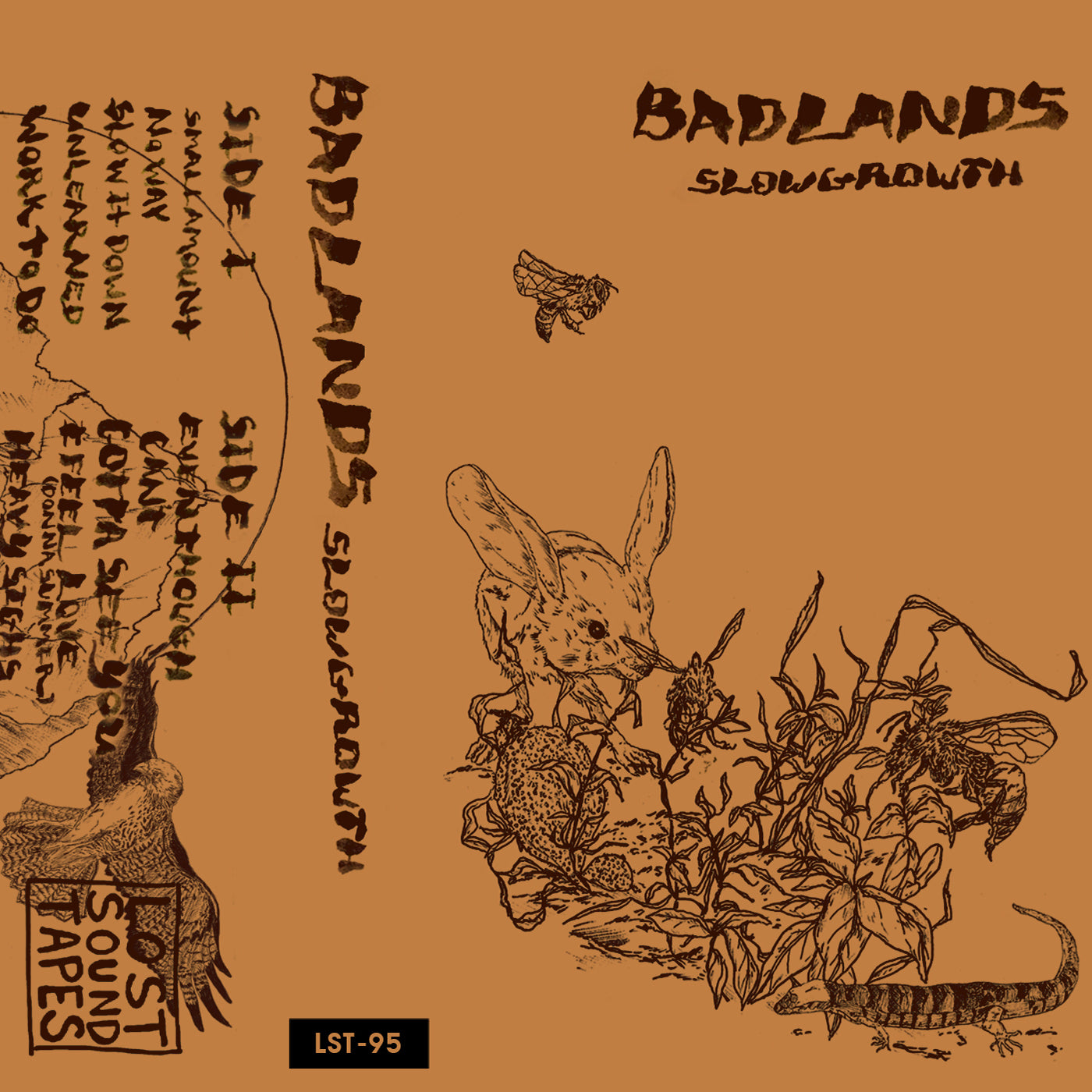 BADLANDS "Slow Growth" cassette tape
