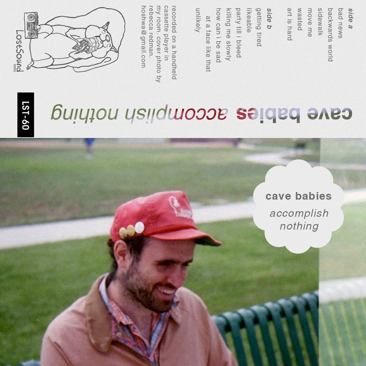 CAVE BABIES "Accomplish Nothing" cassette tape