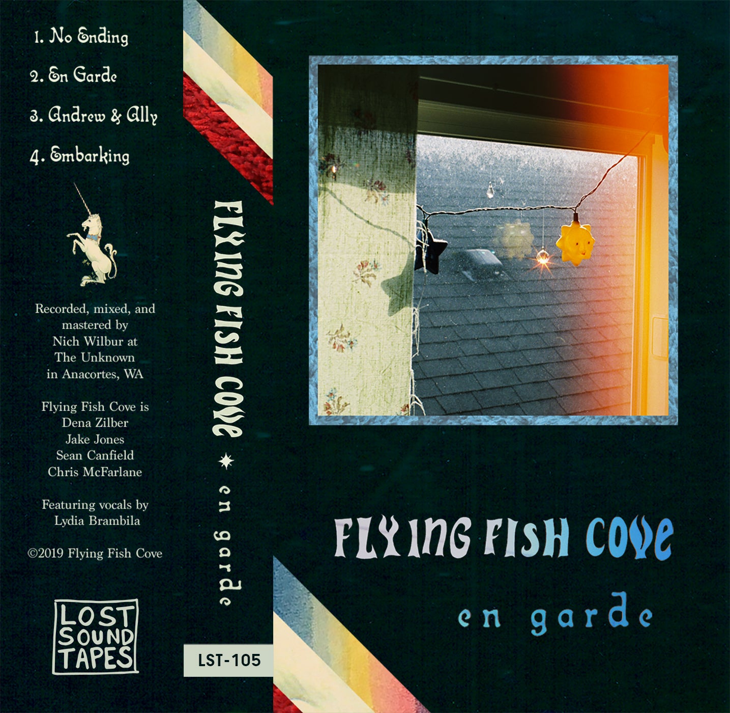 FLYING FISH COVE "En Garde" cassette tape