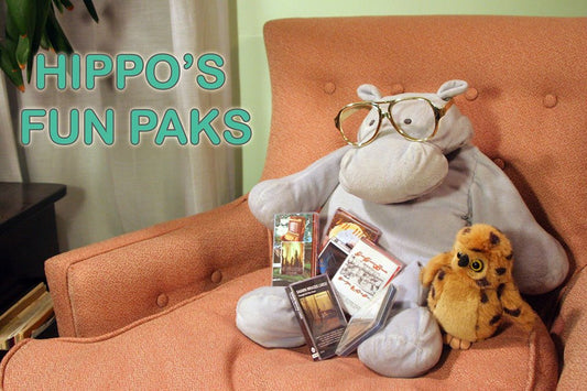 HIPPO'S FUN PAKS - 5 tapes for the price of 4