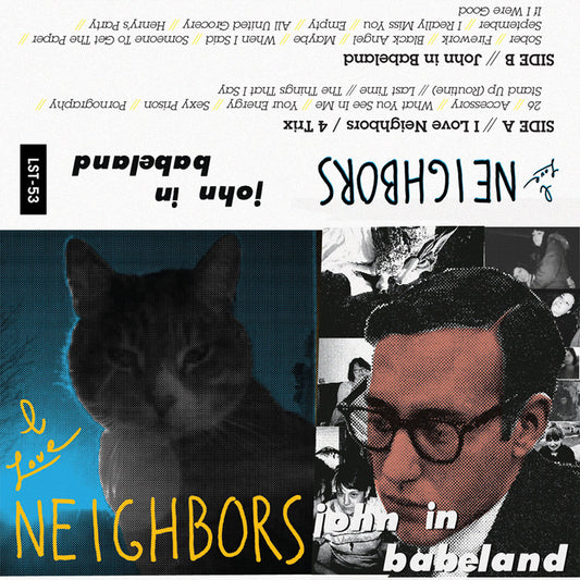 NEIGHBORS "I Love Neighbors/John In Babeland" cassette tape