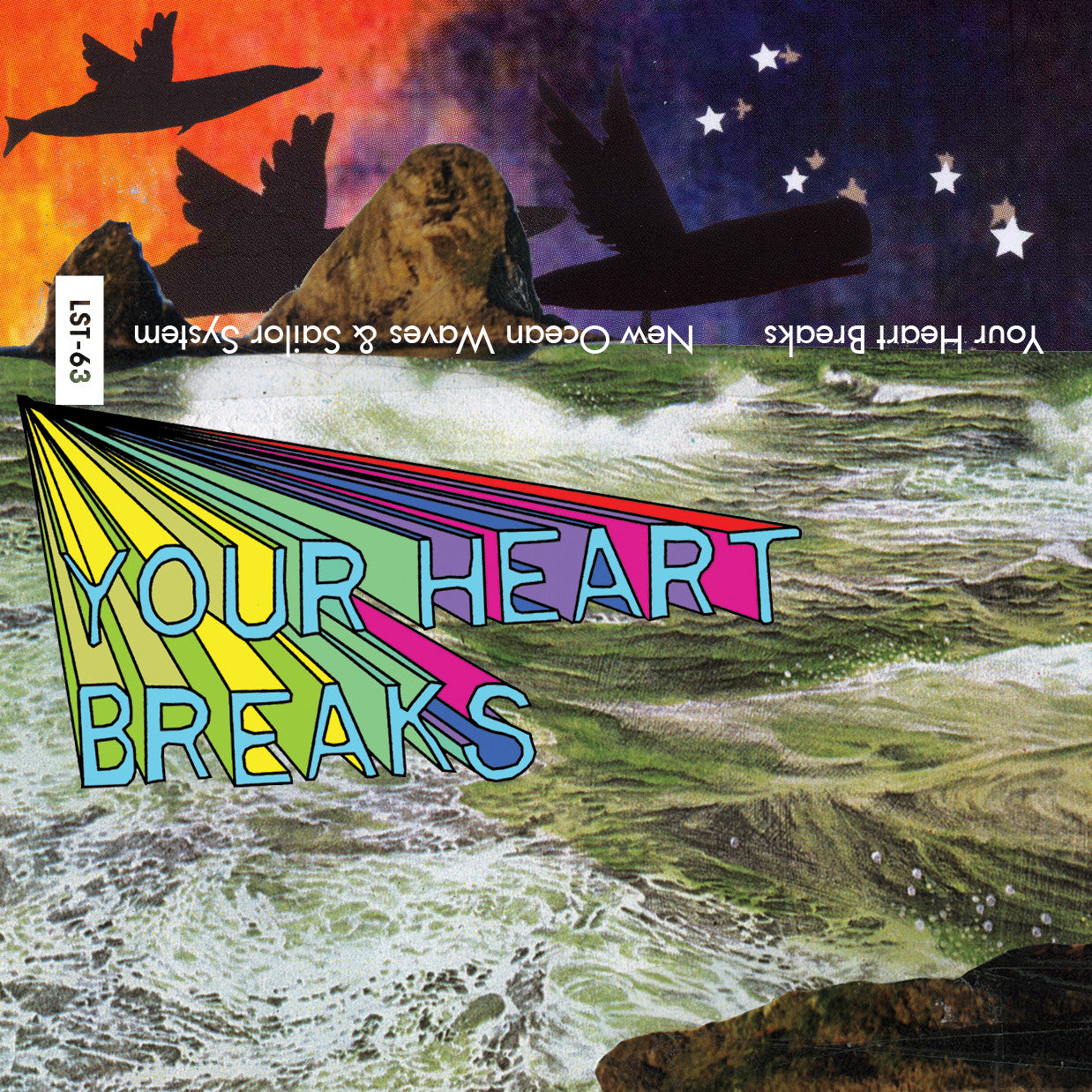 YOUR HEART BREAKS "New Ocean Waves/Sailor System" cassette tape