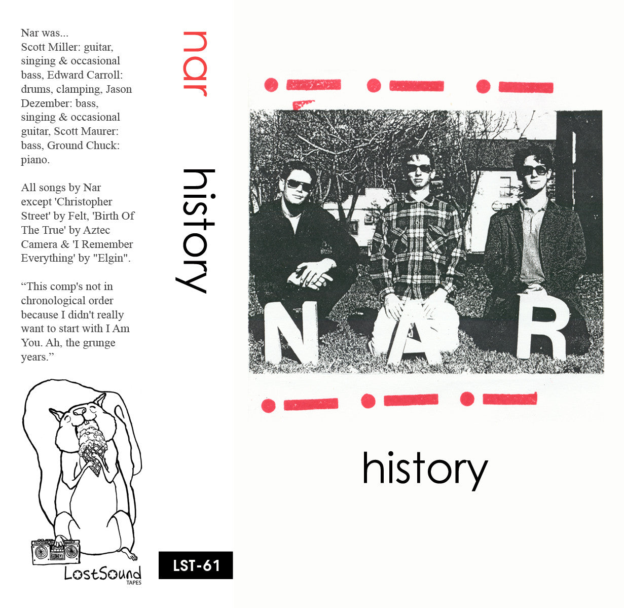 NAR "History" cassette tape