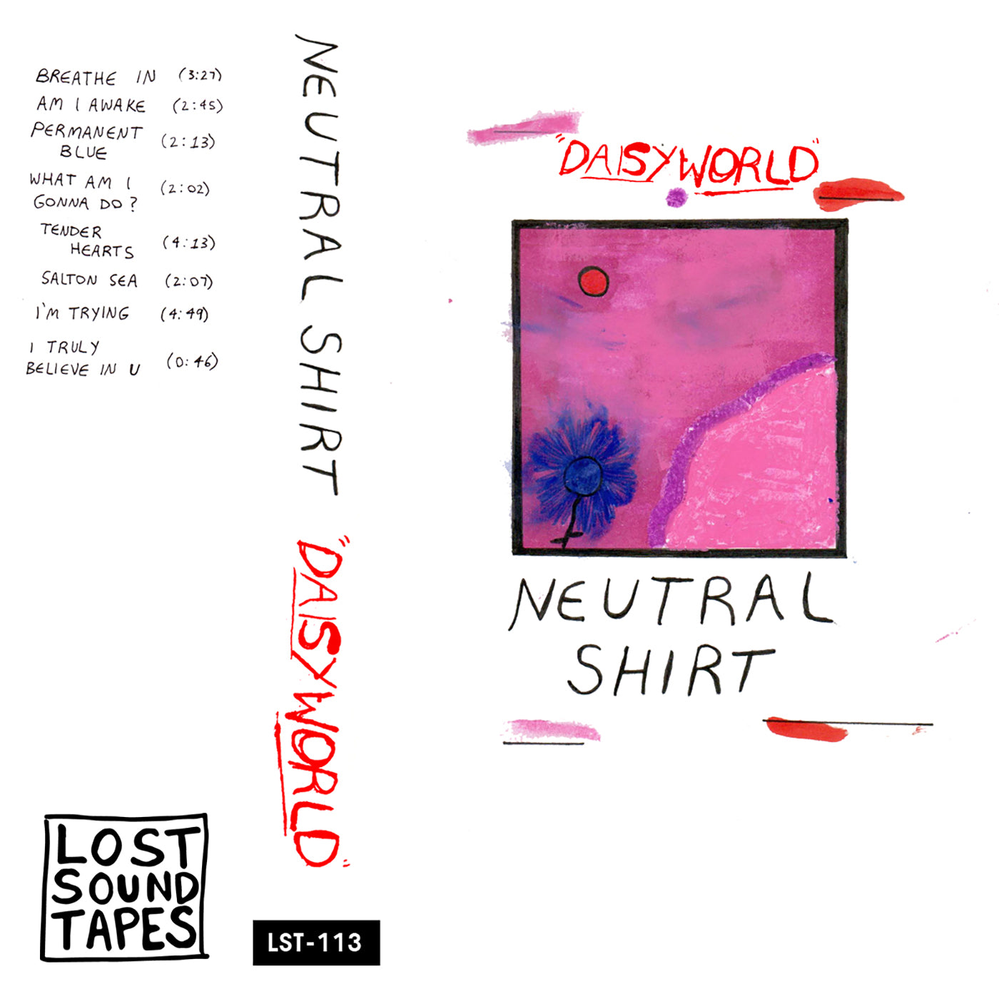 NEUTRAL SHIRT "Daisyworld" cassette tape