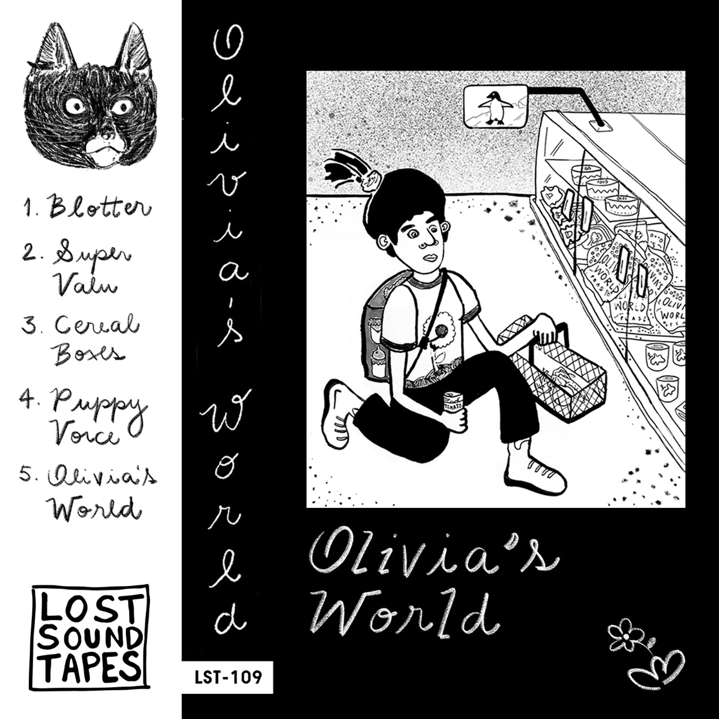 OLIVIA'S WORLD "Olivia's World EP" cassette tape (second edition)