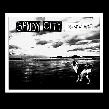 SANDY CITY "Surfin' WA" one-sided vinyl LP