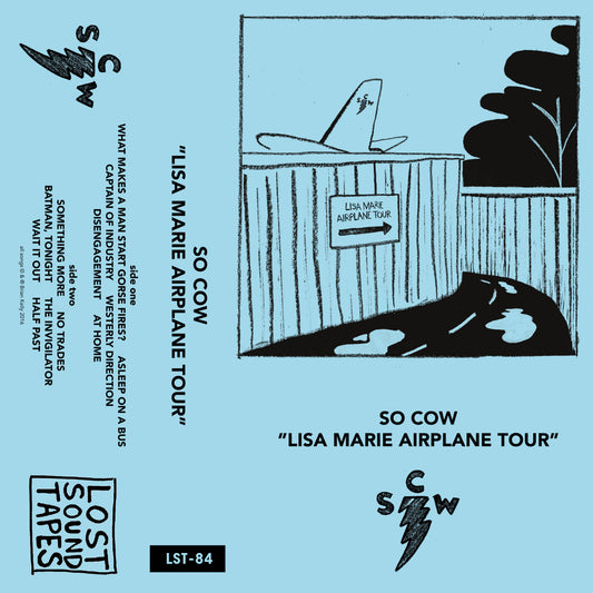 SO COW "Lisa Marie Airplane Tour" cassette tape