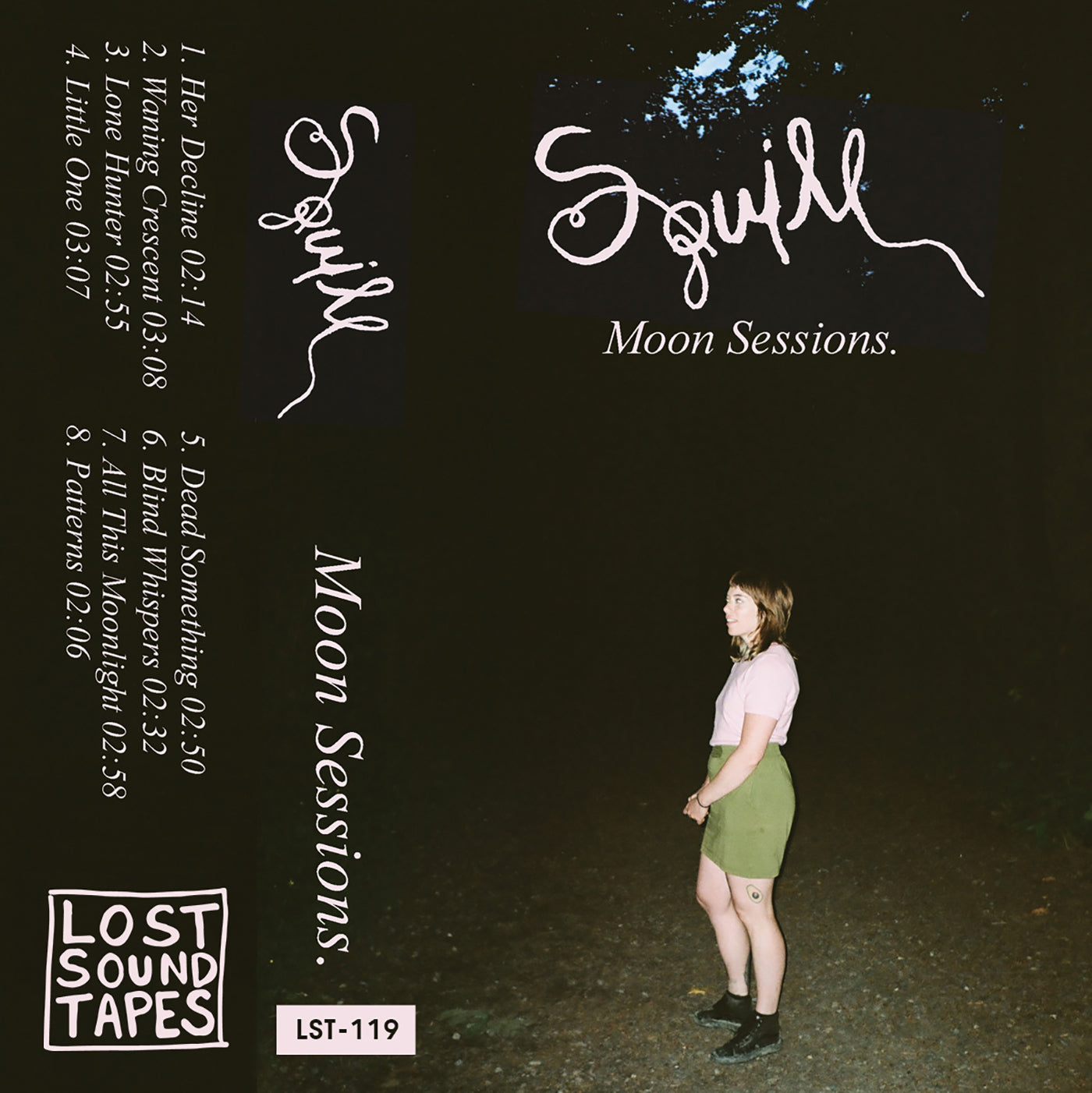SQUILL "Moon Sessions" cassette tape