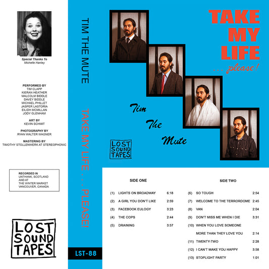 TIM THE MUTE "Take My Life" cassette tape