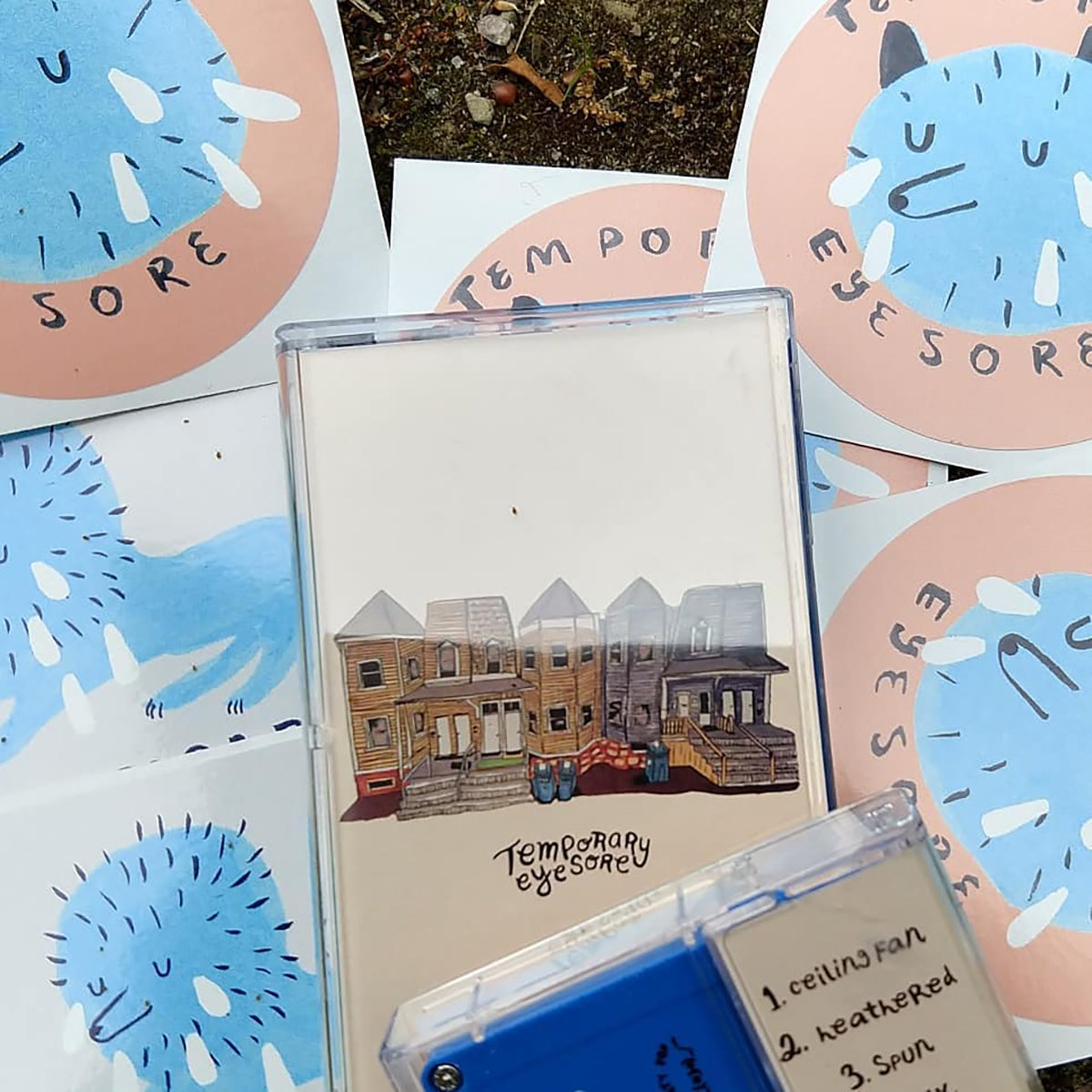 TEMPORARY EYESORE "Temporary Eyesore" cassette tape